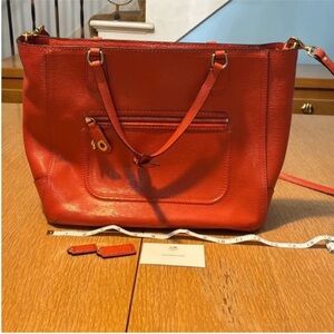 Orange Coach Crossbody Bag